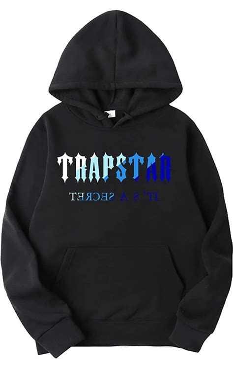 black trapstar hoodie.